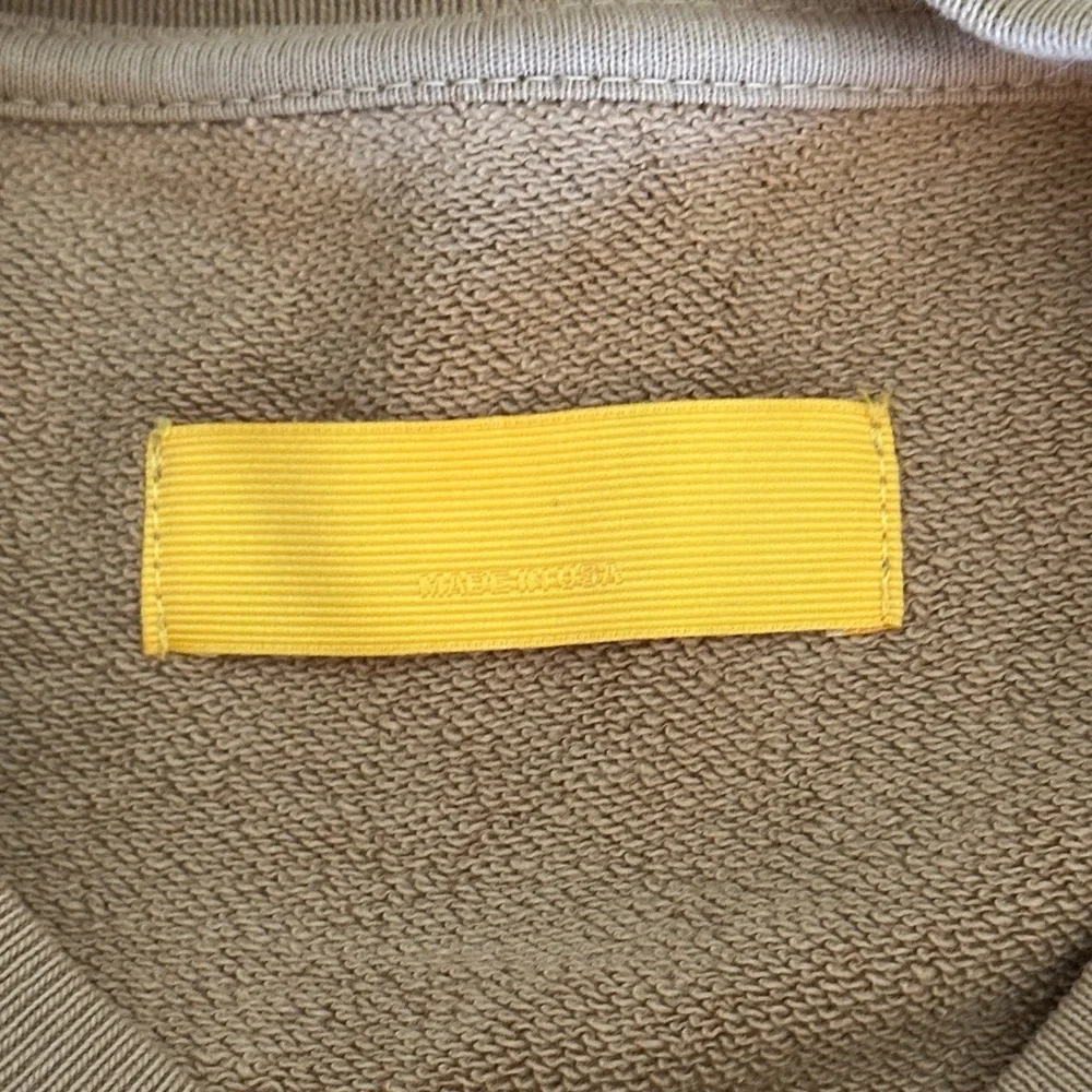 Mustard Yellow Crewneck Sweatshirt for Women XS Yellow Label - Picture 2 of 5